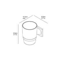Držač čaše ze četkice jednodelni classic LINNI - Slika 4