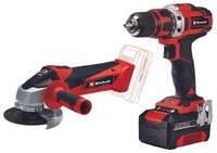 Akumulatorska bušilica i brusilica Set 4,0 Ah TE-TK 18/2 Li Kit (CD+AG) Einhell