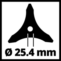 Einhell Trokraki nož za trimer 255mm/2,5mm - Slika 4