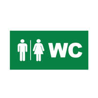 EXIT znak- wc PVC