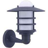 Fenjer zidna lampa Hermosa 1xE27 IP44 Crna