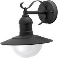 Fenjer zidna lampa Imperial 1xE27 Crna IP44 240x270mm