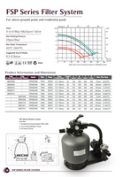 Filter set Emaux FSP350-4W 4,3m3/h(4m) - Slika 2