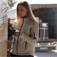 Flis jakna DYNAMIC ženska, siva - Slika 2