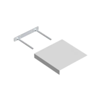 FS 24/24 Samonoseća polica 23,5x23,5 cm bela