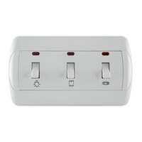 Horizontalna sklopka za kupatilo 16AX/250V, keramika Royal