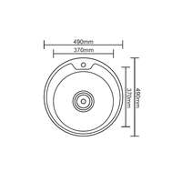 Sudopera ICC inox 4949 HROM - Slika 2