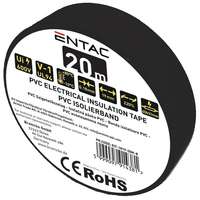 Izolir traka 20m 0.18x19mm crna Entac