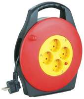 Kablovska motalica sa 4 utičnice 3x1.5, 10m Entac