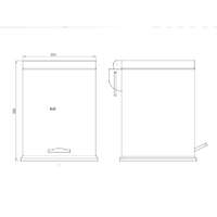 Kanta 5L classic LINNI white - Slika 6