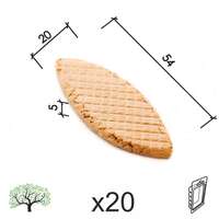 Keks drveni LK1 NE 20X54X5MM(10) (20KOM) DBP1