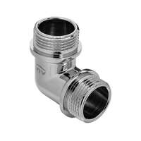 Koleno hromirano S/S navoj 3/4"