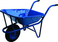 Kolica građevinska - varena plava - puna guma
