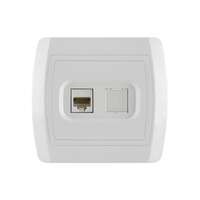 Komunikaciona priključnica RJ45 8/8 sa jednim modulom Cat6 UTP Status