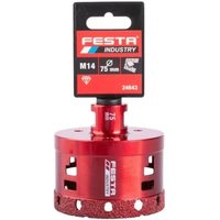 Kruna za rupe - dijamantska (M14) 10mm FESTA INDUSTRY - Slika 2