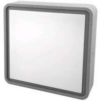 Kvadratna lampa (Merkur-S) pregrada IP54 12W 4000K siva