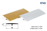 Lajsna prelazna T-profil 8760 - zlatna