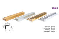 Lajsna završna U-profil 10435 - srebrna mat