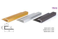 Lajsna završna U-profil 7513 - zlatna