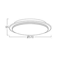 Led plafonjera JADE-SRD 3u1 34W - Slika 4