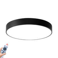 Led plafonjera okrugla, crna, 45W-RMT