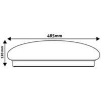 LED plafonjera Oyster Stella CCT 48W (24+24) sa daljinskim - Slika 3