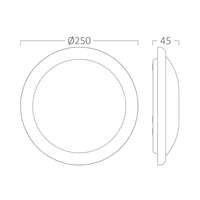 Led plafonjera SENSA 15W, 6500K - Slika 3