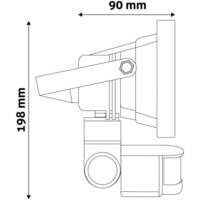 LED reflektor 20W NW 4000K 1200lm sa senzorom - Slika 3