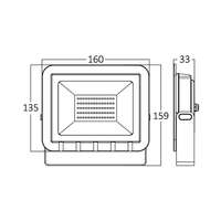 Led reflektor 30W-GRY-CRVENA-IP65 - Slika 4