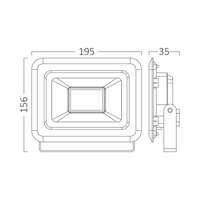 Led reflektor 50W-IP65 - 3000K - Slika 4
