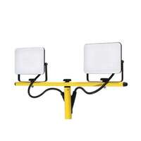 LED reflektor na stativu 6500K IP44 crno/žuti 3200lm - 2*30W