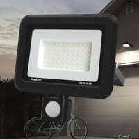 Led reflektor sa senzorom, crni, 30W-6500K-IP54 - Slika 2