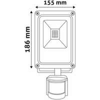 LED reflektor tanki 20W CW 6400K sa senzorom - Slika 2