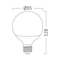 LED sijalica 14W 3000K, E27 - Slika 3