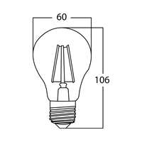 LED sijalica 8W, E27, 2700K dimabilna - Slika 4