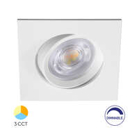 LED spot svetiljka dimabilna 7W, 3U1 kvadratna bela
