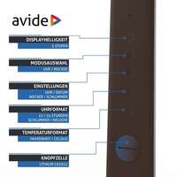 LED stona lampa Office Leather 6W 5000K smeđa Avide - Slika 2