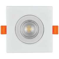 LED ugradna kvadratna spot lampa 5W IP20 3000K Bela