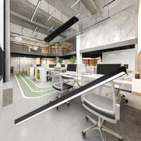 Led visilica, crna, 30W 3U1 - Slika 2