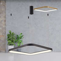 Led visilica kvadratna crna 36W-3U1-IP20 - Slika 2