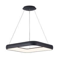 Led visilica kvadratna crna 46W-3U1-IP20