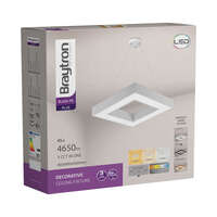 Led visilica sa daljinskom komandom, kvadratna, bela 45W - Slika 5