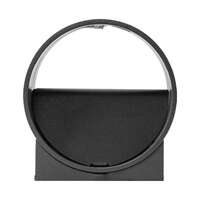 Led zidna svetiljka okrugla crna 8W 3000K - Slika 4