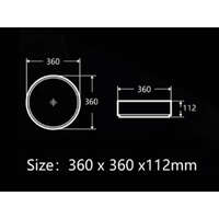 Nadgradni lavabo GLASS gold LINNI - Slika 2