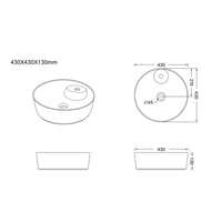 Nadgradni lavabo SOB 02 LINNI - Slika 3