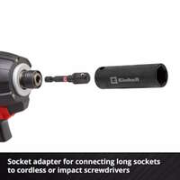 M-CASE set Impaktor nastavaka i nasadnih ključeva E6.3 1/4" 39/1 Einhell - Slika 4