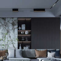 Magnetna linearna svetiljka 12W 4000K crna - Slika 2