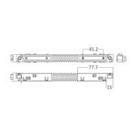Magnetni šinski konektor za ugao - Slika 3