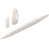 Marker permanentni tanki dvostrani - beli LEVIOR