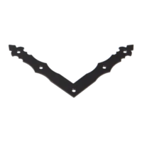 NAD 1 Dekorativni ugaonik 150x150x25x2,5 mm crni